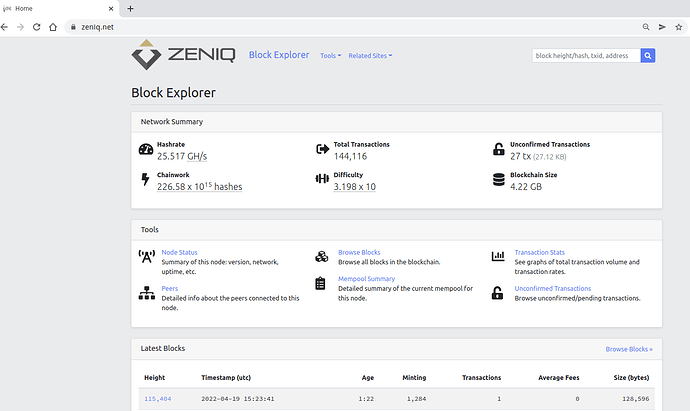 zeniq_net_home_page